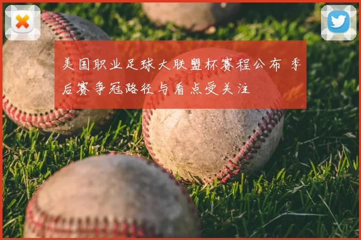 美国职业足球大联盟杯赛程公布 季后赛争冠路径与看点受关注